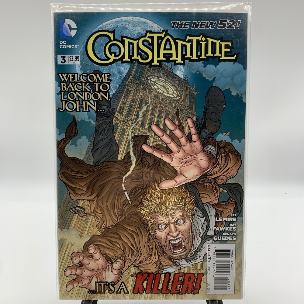 Constantine #3 DC 2013 The New 52! Welcome Back To London John Bagged & Boarded